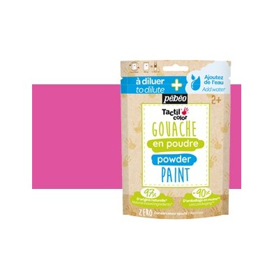 Material Bellas Artes - Pintura - Gouache en polvo Rosa, saco 100 g Pebeo | totenart.com