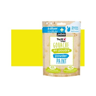 Material Bellas Artes - Pintura - Gouache en polvo Amarillo, saco 100 g Pebeo | totenart.com