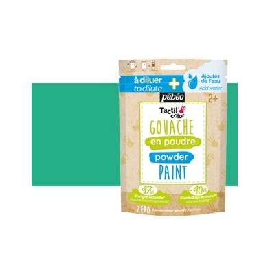 Material Bellas Artes - Pintura - Gouache en polvo Verde, saco 100 g Pebeo | totenart.com