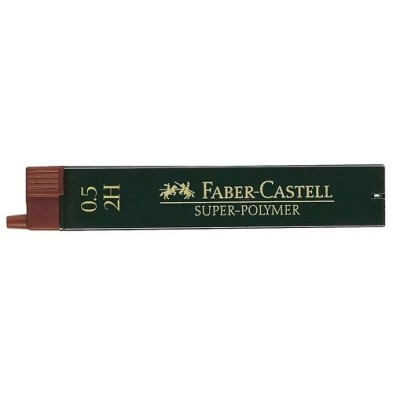 Material Bellas Artes - Pintura - 12 minas Super-Polymer 0.5 2H Faber-Castell  | totenart.com