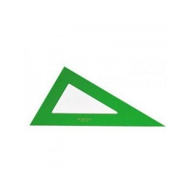 Material Bellas Artes - Dibujo - Cartabon NO GRADUADO - CANTO RECTO, 28 cm. verde Faber Castell | totenart.com