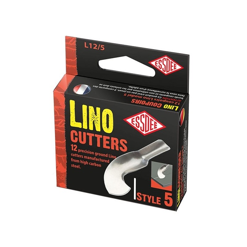 Material Bellas Artes - Pintura - Cortador de acero para lino Essdee, N. 5 (L-12/5) | totenart.com