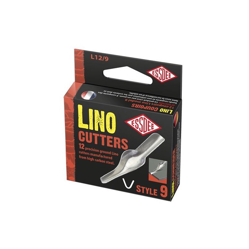 Material Bellas Artes - Pintura - Plumilla de acero para lino Essdee, N. 9 (L-12/9) | totenart.com