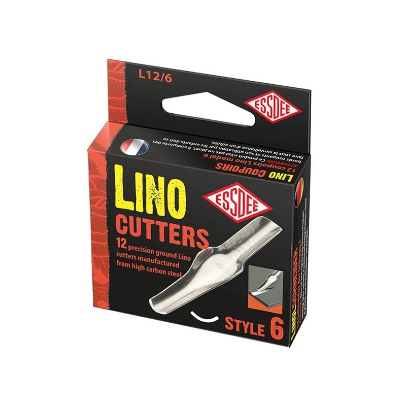 Material Bellas Artes - Pintura - Plumilla de acero para lino Essdee, N. 6 (L-12/6) | totenart.com