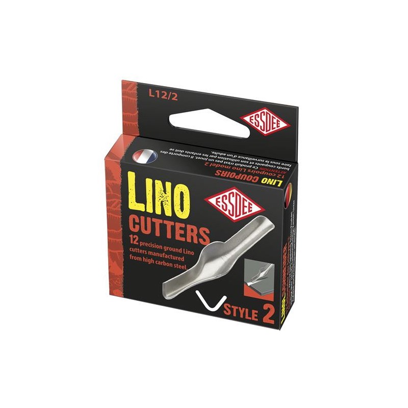 Material Bellas Artes - Pintura - Plumilla de acero para lino Essdee, N. 2 (L-12/2) | totenart.com