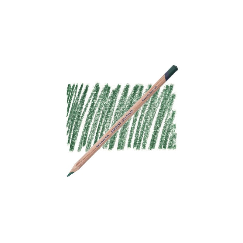 Material Bellas Artes – pintura-y-dibujo - Lápiz al óleo Verde Montaña Lightfast Derwent | totenart.com