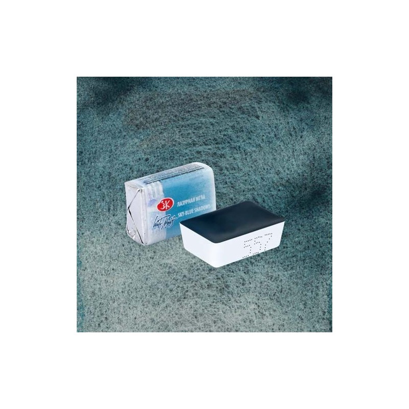 Material Bellas Artes - Pintura - Acuarelas White Nights en godet granulado Sombra Azul Cielo (Sky Blue Shadows) 557 | totenart.