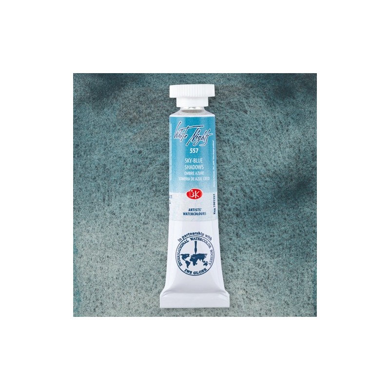 Material Bellas Artes - Pintura - Acuarelas White Nights en tubo 10 ml. granulado Sombras Cielo-Azul (Sky-Blue Shadows) 557 | to