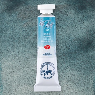 Material Bellas Artes - Pintura - Acuarelas White Nights en tubo 10 ml. granulado Sombras Cielo-Azul (Sky-Blue Shadows) 557 | to