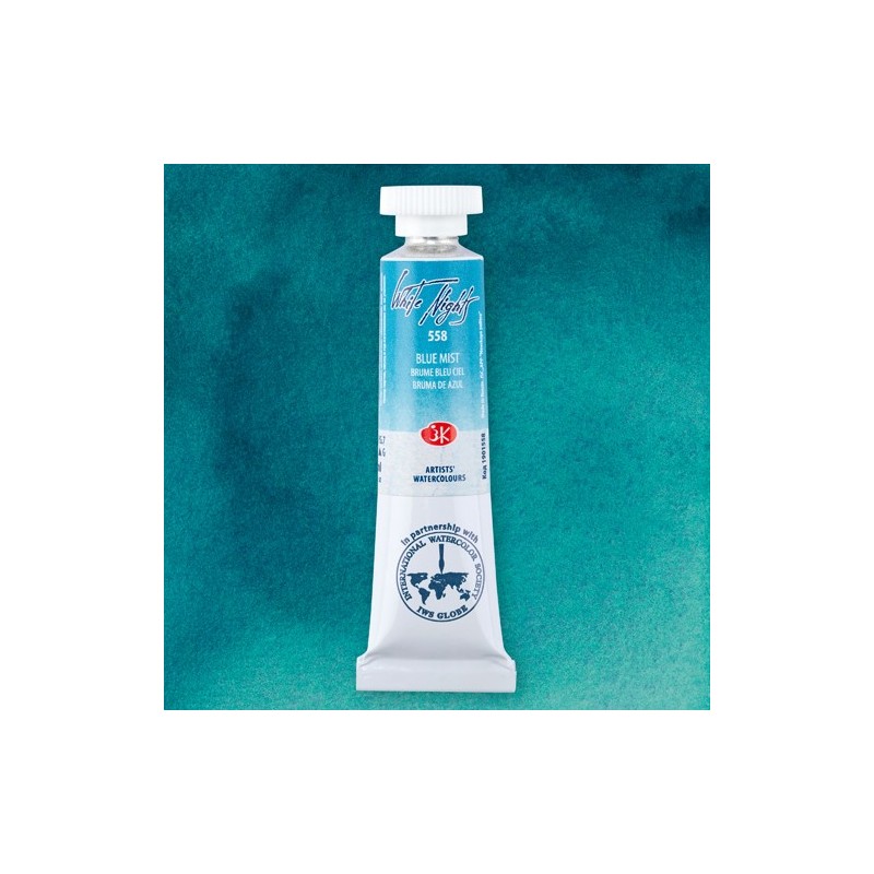 Material Bellas Artes - Pintura - Acuarelas White Nights en tubo 10 ml. granulado Niebla Azul (Blue Mist) 558 | totenart.com