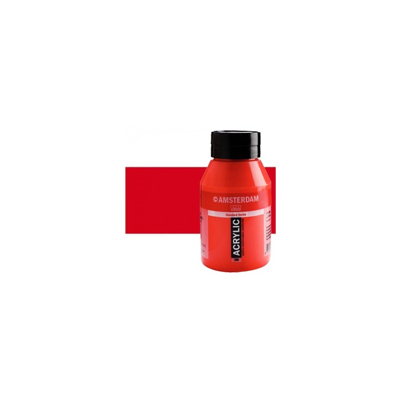 Material Bellas Artes - Pintura - Acrílico Amsterdam n. 396 color rojo naftol medio (1000 ml) | totenart.com