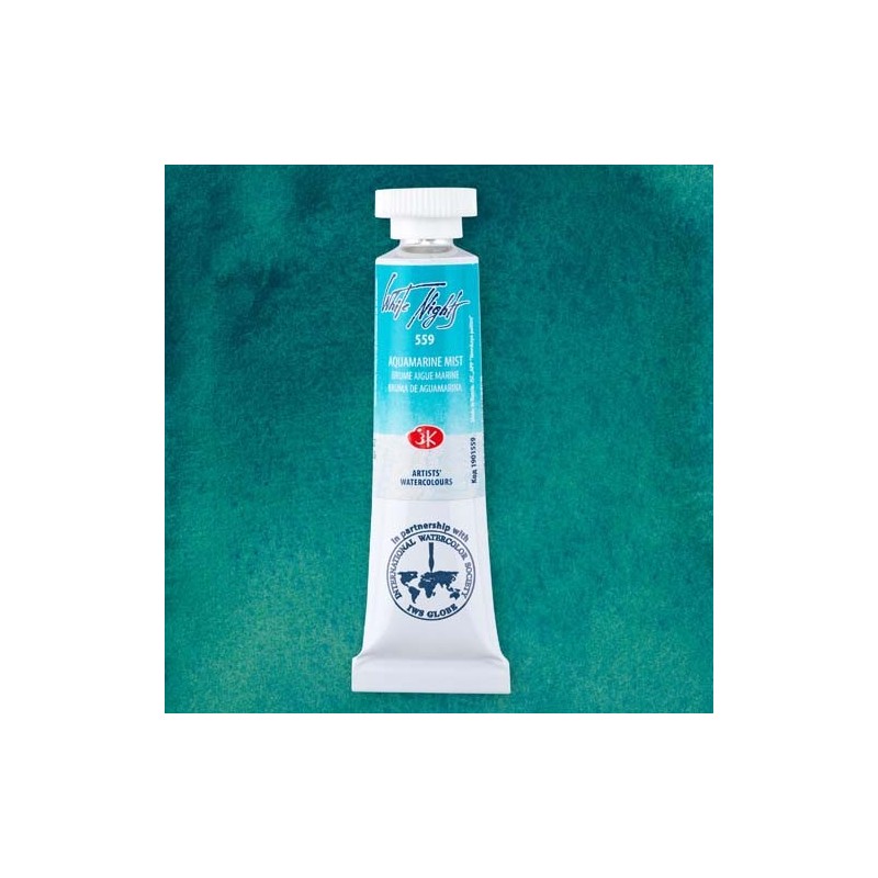 Material Bellas Artes - Pintura - Acuarelas White Nights en tubo 10 ml. granulado Niebla Aguamarina (Aquamarine Mist) 559 | tote
