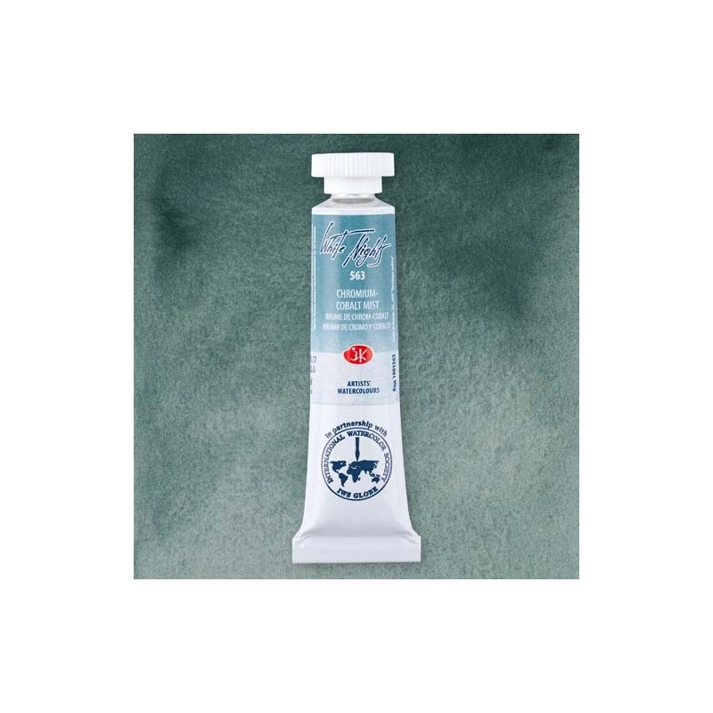 Material Bellas Artes - Pintura - Acuarelas White Nights en tubo 10 ml. granulado Niebla Cobalto de Cromo (Chromium Cobalt Mist)