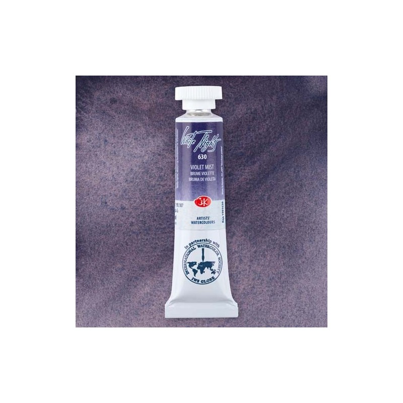 Material Bellas Artes - Pintura - Acuarelas White Nights en tubo 10 ml. granulado Niebla Violeta (Violet Mist) 630 | totenart.co