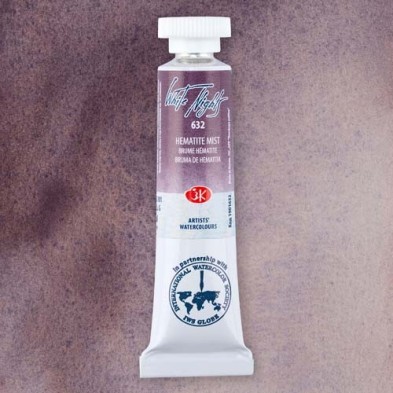 Material Bellas Artes - Pintura - Acuarelas White Nights en tubo 10 ml. granulado Niebla Hematite (Hematite Mist) 632 | totenart