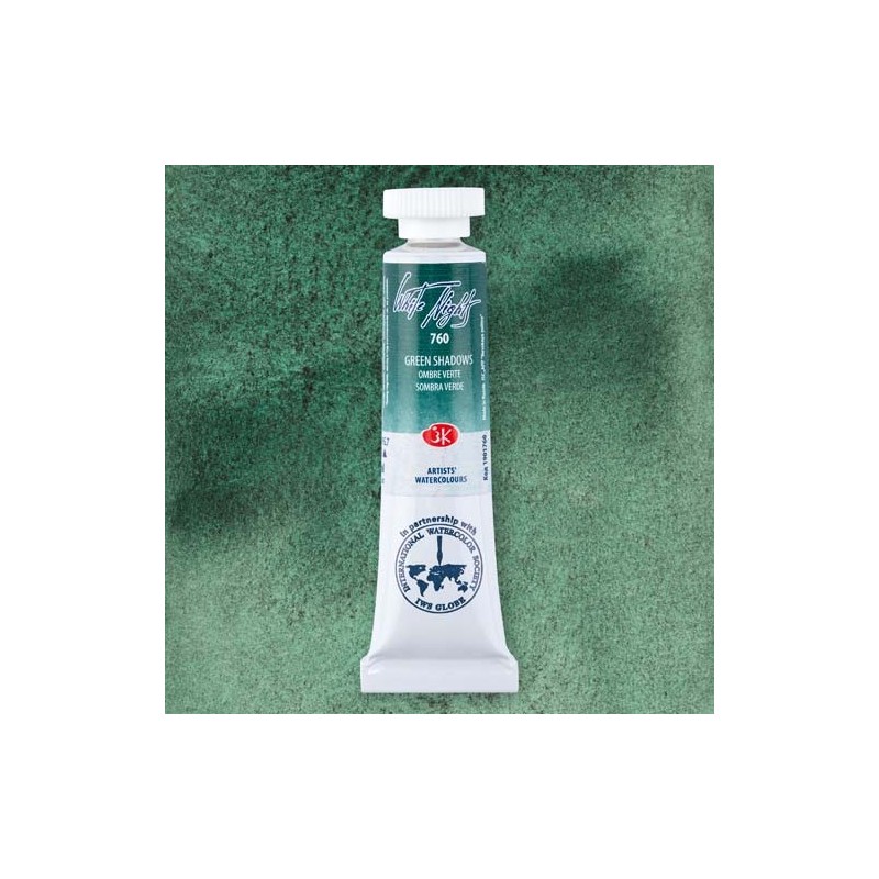 Material Bellas Artes - Pintura - Acuarelas White Nights en tubo 10 ml. granulado Sombra Verde (Green Shadows) 760 | totenart.co