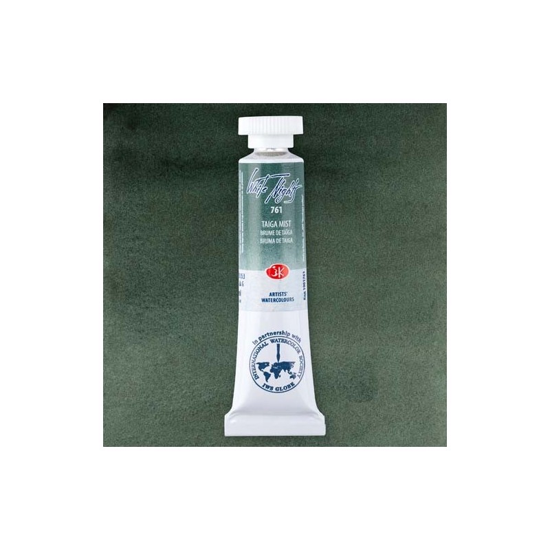 Material Bellas Artes - Pintura - Acuarelas White Nights en tubo 10 ml. granulado Niebla Taiga (Taiga Mist) 761 | totenart.com