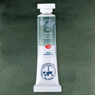 Material Bellas Artes - Pintura - Acuarelas White Nights en tubo 10 ml. granulado Niebla Taiga (Taiga Mist) 761 | totenart.com