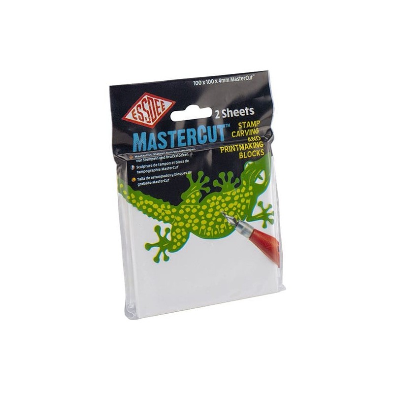 Material Bellas Artes - Pintura - MasterCut Carving Block 100x100x4mm (Pack de 2) ESSDEE | totenart.com