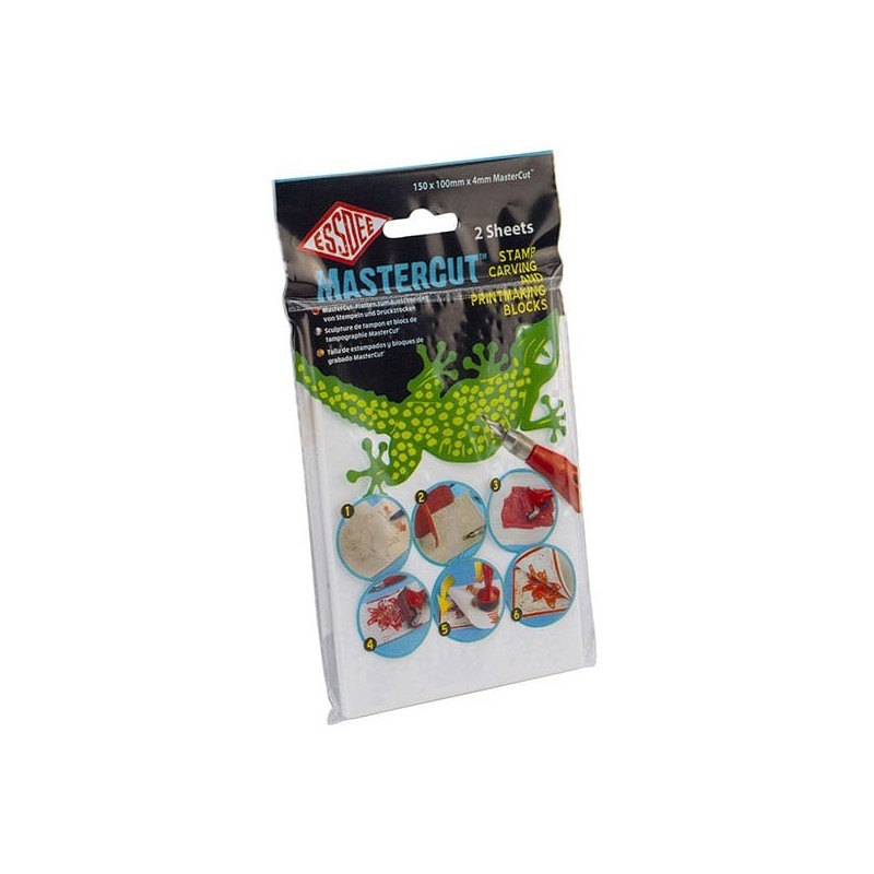 Material Bellas Artes - Pintura - MasterCut Carving Block 150x100x4mm (Pack de 2) ESSDEE | totenart.com