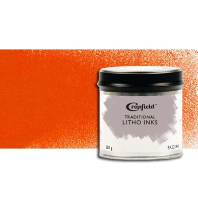 Material Bellas Artes – Litografia - Tinta Litografia Naranja Pyrrole 250 gr. Cranfield Caligo | totenart.com