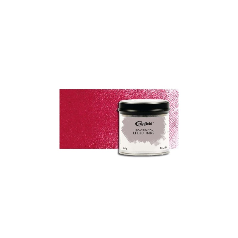 Material Bellas Artes – Litografia - Tinta Litografia Rojo Quinacridona 250 gr. Cranfield Caligo | totenart.com
