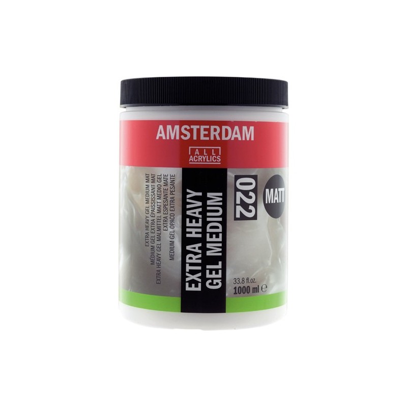 Material Bellas Artes - Pintura - Gel Medium Extra Espeso Mate 022, Amsterdam 1 L | totenart.com