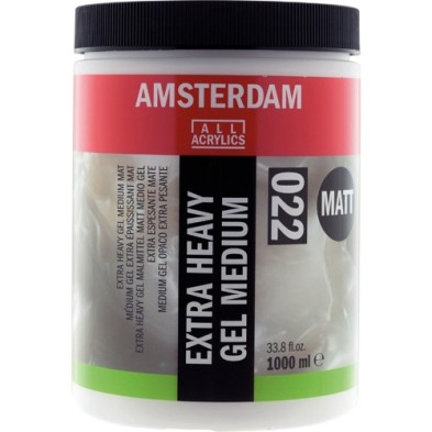 Material Bellas Artes - Pintura - Gel Medium Extra Espeso Mate 022, Amsterdam 1 L | totenart.com