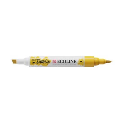 Material Bellas Artes – Pintura - Rotulador Ecoline Duotip Amarillo Oscuro 202 | totenart.com