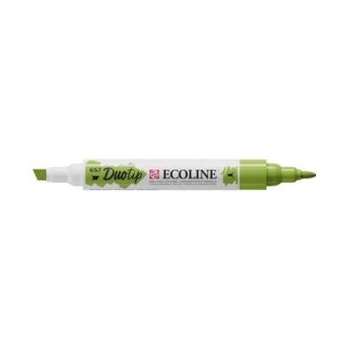 Material Bellas Artes – Pintura - Rotulador Ecoline Duotip Verde Bronce 657 | totenart.com