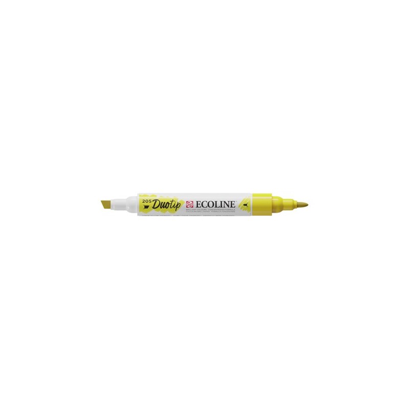Material Bellas Artes – Pintura - Rotulador Ecoline Duotip Amarillo Limon 205 (Primario) | totenart.com