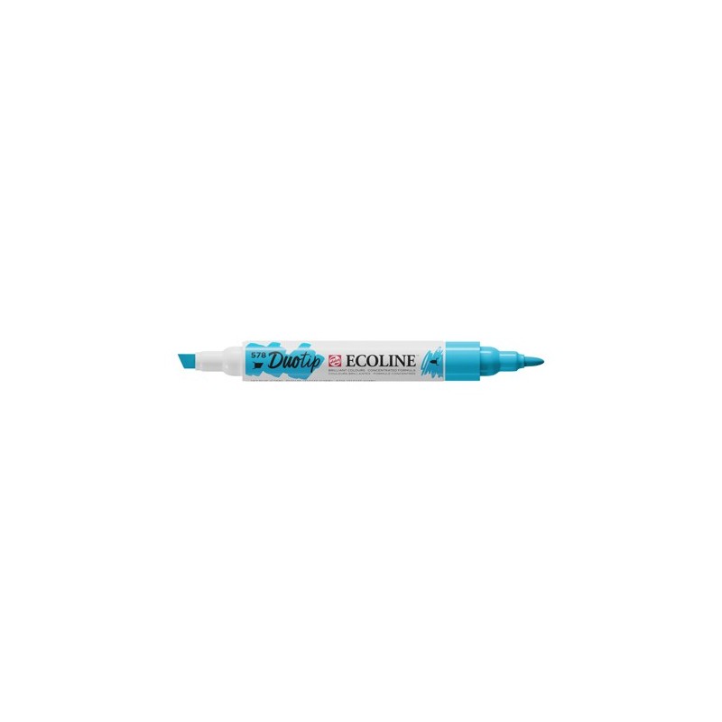 Material Bellas Artes – Pintura - Rotulador Ecoline Duotip Azul Celeste Cyan 578  (Primario) | totenart.com