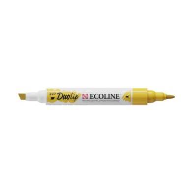 Material Bellas Artes – Pintura - Rotulador Ecoline Duotip Ocre Amarillo 227 | totenart.com