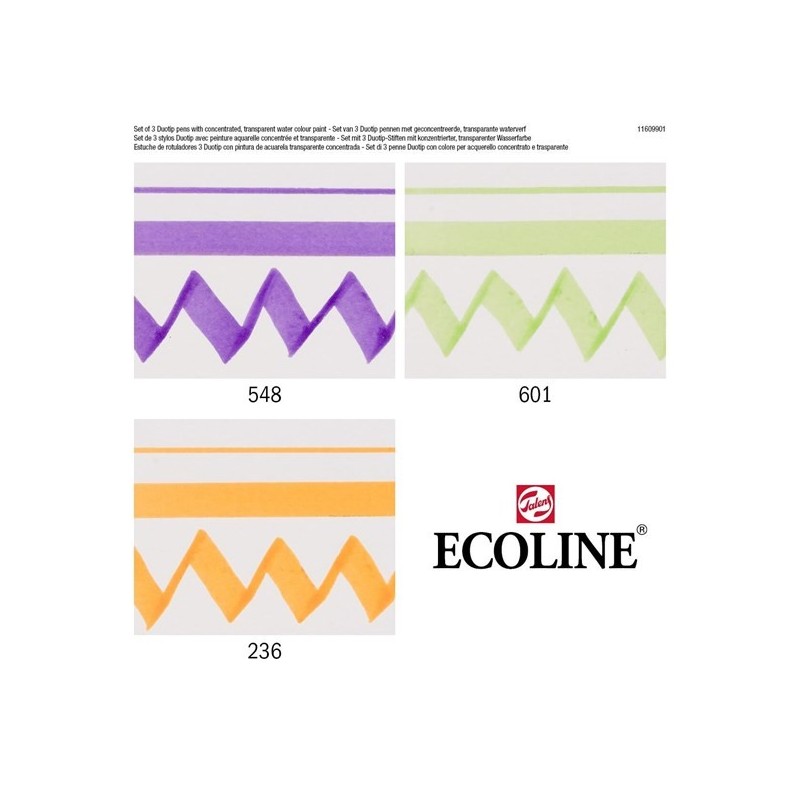 Material Bellas Artes – Pintura - Estuche Rotulador Ecoline Duotip Set Secundario | totenart.com