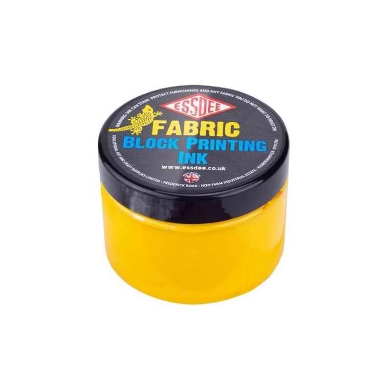 Material Bellas Artes – Grabado - Tinta Xilografia textil Essdee Amarillo 150 ml. | totenart.com