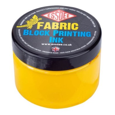 Material Bellas Artes – Grabado - Tinta Xilografia textil Essdee Amarillo 150 ml. | totenart.com