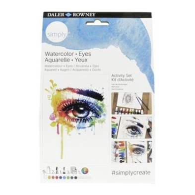 Material Bellas Artes - Pintura - Activity Set Acuarela (Ojos), Simply, Daler Rowney | totenart.com