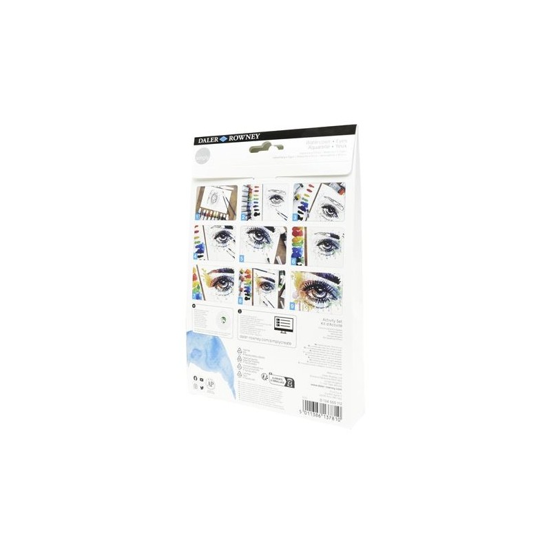 Material Bellas Artes - Pintura - Activity Set Acuarela (Ojos), Simply, Daler Rowney | totenart.com