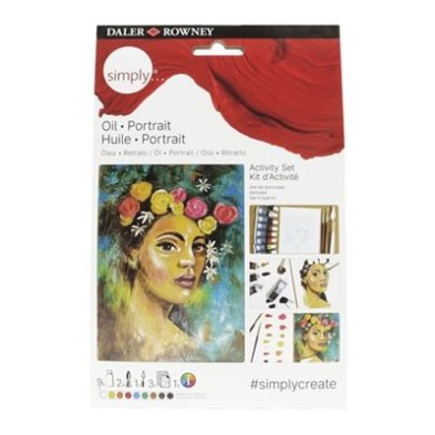 Material Bellas Artes - Pintura - Activity Set Óleo (Retrato), Simply, Daler Rowney | totenart.com