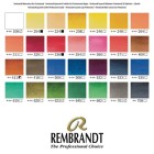 Material Bellas Artes - Pintura - Caja madera Professional 28 pastillas de acuarelas Rembrandt | totenart.com