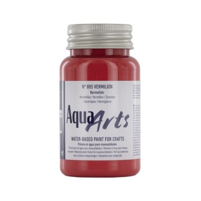 Material Bellas Artes – Pintura - Pintura Aqua Arts Titan Bermellon (805) 100 ml. | totenart.com
