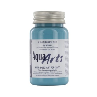 Material Bellas Artes – Pintura - Pintura Aqua Arts Titan Azul Turquesa (848) 100 ml. | totenart.com