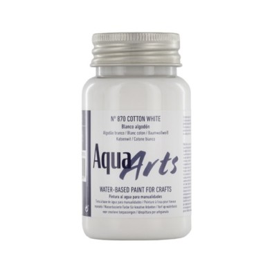 Material Bellas Artes – Pintura - Pintura Aqua Arts Titan Blanco Algodón (870) 100 ml. | totenart.com