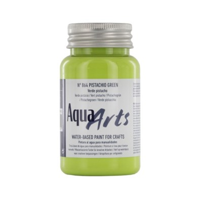 Material Bellas Artes – Pintura - Pintura Aqua Arts Titan Verde Pistacho (864) 100 ml. | totenart.com