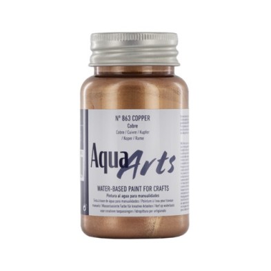 Material Bellas Artes – Pintura - Pintura Aqua Arts Titan Cobre (863) 100 ml. | totenart.com