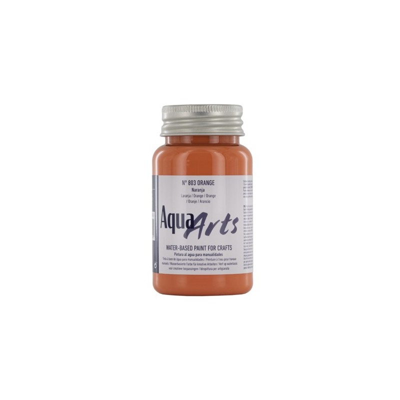 Material Bellas Artes – Pintura - Pintura Aqua Arts Titan Naranja (803) 100 ml. | totenart.com