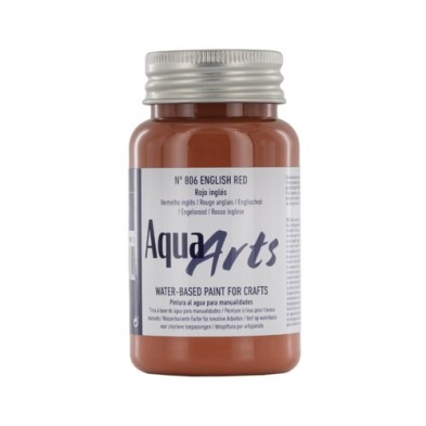 Material Bellas Artes – Pintura - Pintura Aqua Arts Titan Rojo Ingles (806) 100 ml. | totenart.com