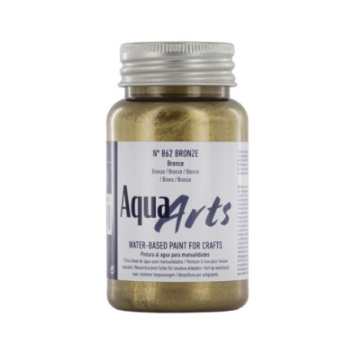 Material Bellas Artes – Pintura - Pintura Aqua Arts Titan Bronce (862) 100 ml. | totenart.com