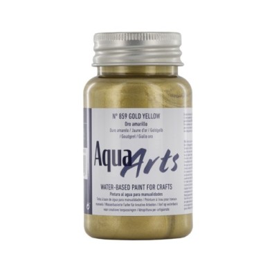 Material Bellas Artes – Pintura - Pintura Aqua Arts Titan Oro Amarillo (859) 100 ml. | totenart.com