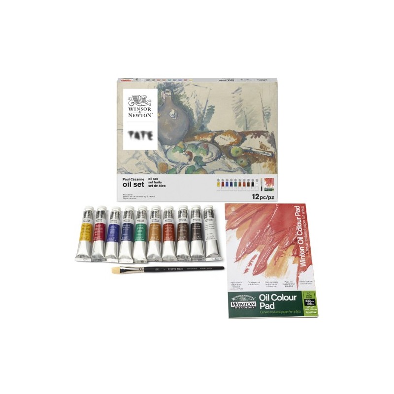 Material Bellas Artes - Pintura - Set de óleo Paul Cézanne 12 piezas, Winton, Winsor&Newton | totenart.com